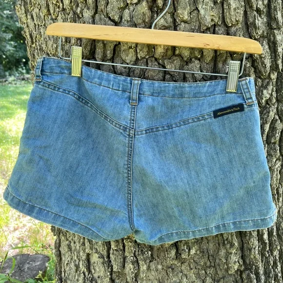 Abercrombie and Fitch Denim Shorts in size 0 - Picture 2 of 5